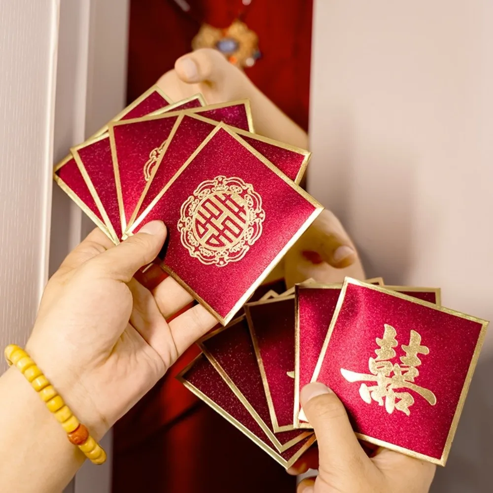 New Year Blessing Words Wedding Red Envelope Bronzing Spring Festival Mini Money Pocket S/M/L Size HongBao New Year Money Bag
New Year Blessing Words Wedding Red Envelope Bronzing Spring Festival Mini Money Pocket S/M/L Size HongBao New Year Money Bag