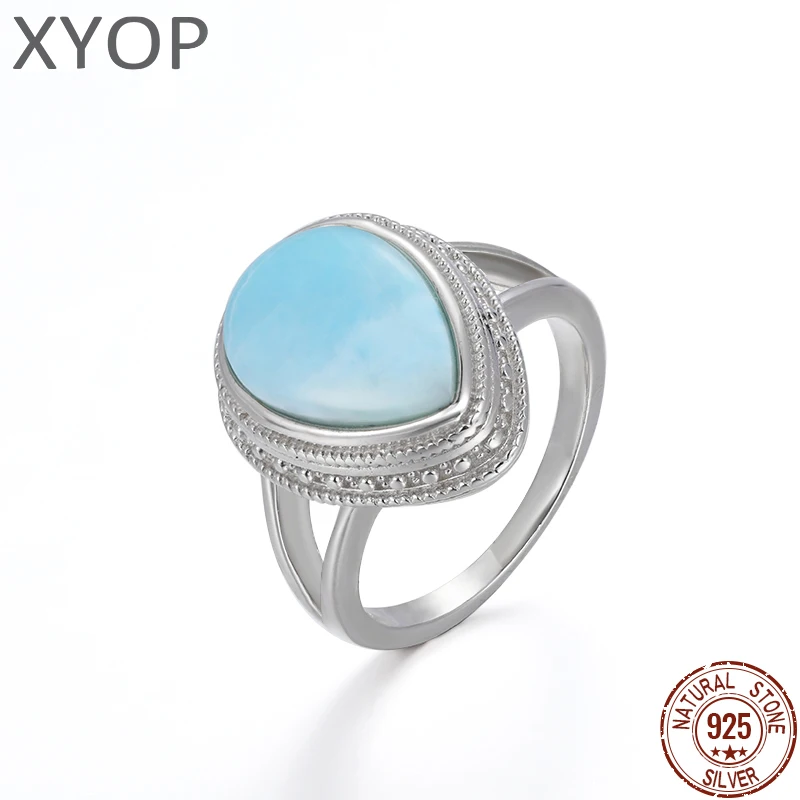 925 стерлингового серебра натуральный драгоценный камень Larimar большое кольцо Дизайнерская обувь в стиле ретро; Классические простые женские ювелирные изделия для женщин обувь на выход
925 стерлингового серебра натуральный драгоценный камень Larimar большое кольцо Дизайнерская обувь в стиле ретро; Классические простые женские ювелирные изделия для женщин обувь на выход