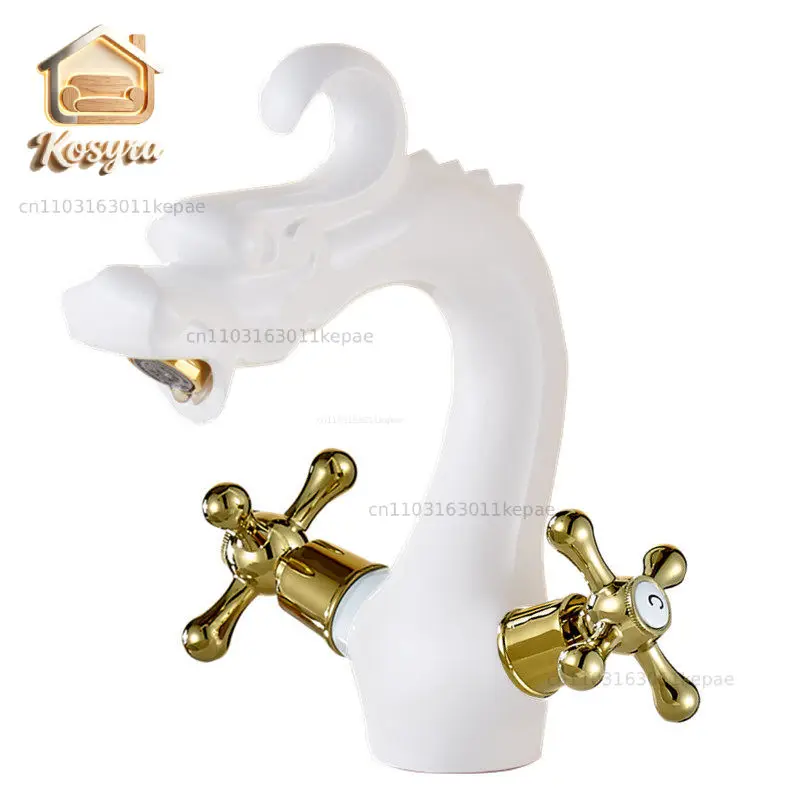 European-style sink creative single-hole faucet hot and cold bathroom washbasin faucet all-copper household
European-style sink creative single-hole faucet hot and cold bathroom washbasin faucet all-copper household