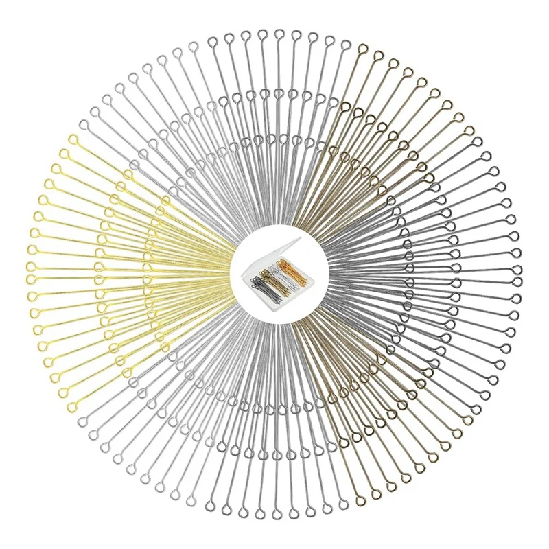 Eye Pins For Jewelry Making, 0.6/0.8/1.2Inch Mixed Jewelry Accessories For DIY Earrings Necklace Beading Craft Easy Install
Eye Pins For Jewelry Making, 0.6/0.8/1.2Inch Mixed Jewelry Accessories For DIY Earrings Necklace Beading Craft Easy Install