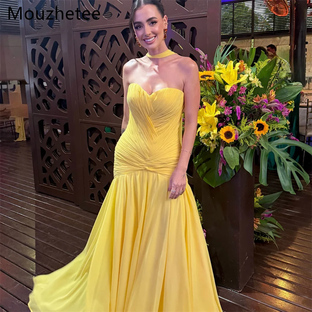 Booma A-Line Sweetheart Simple Evening Dresses Sleeveless Pleat Formal Dresses for Women Elegant Prom Gowns Custom Made 2025
Booma A-Line Sweetheart Simple Evening Dresses Sleeveless Pleat Formal Dresses for Women Elegant Prom Gowns Custom Made 2025