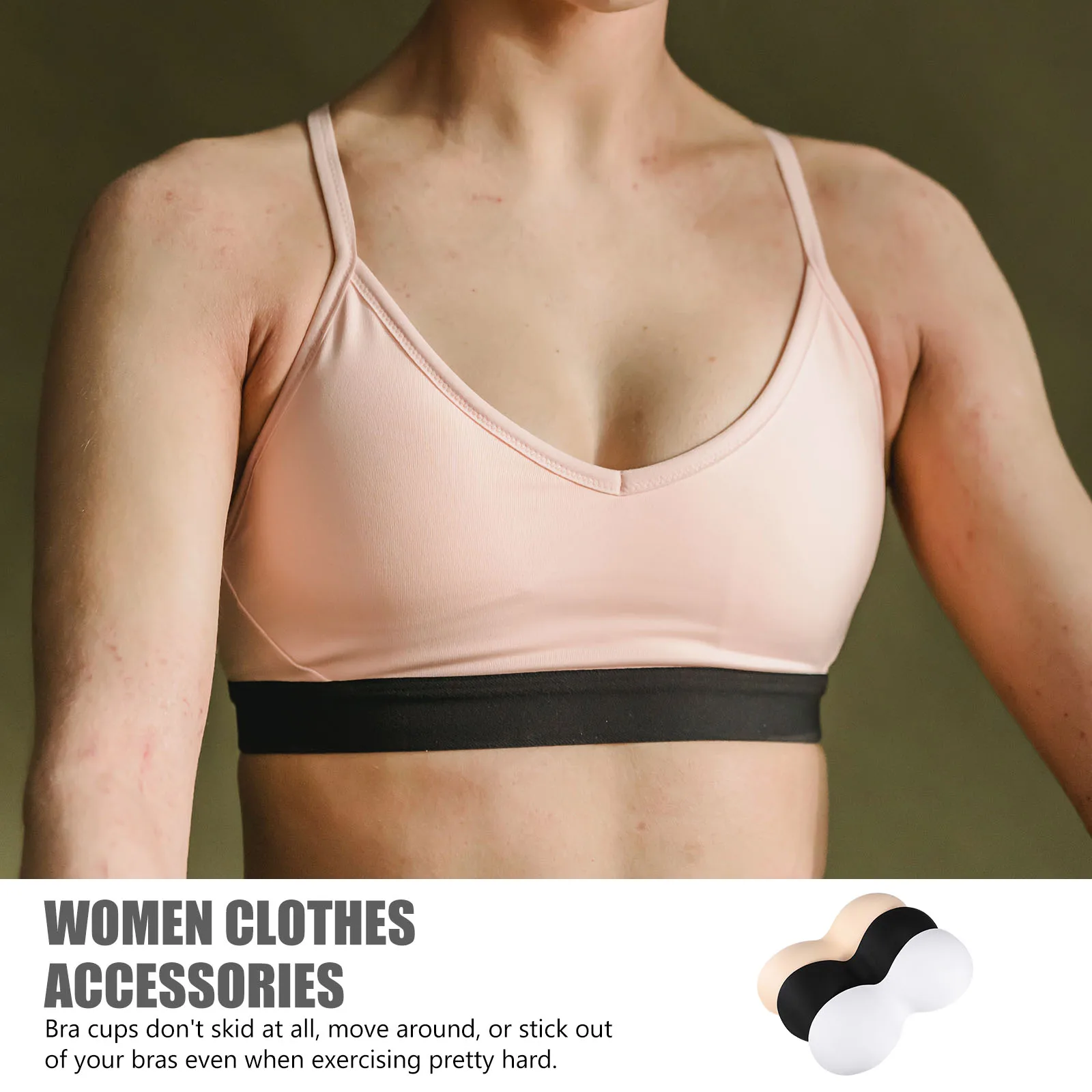 3 pcs One-piece Bra Pads Breathable Silk Sponge Inserts for Sports Yoga Bikini Bras Stable Non-slip Enhancement Lightweight
3 pcs One-piece Bra Pads Breathable Silk Sponge Inserts for Sports Yoga Bikini Bras Stable Non-slip Enhancement Lightweight