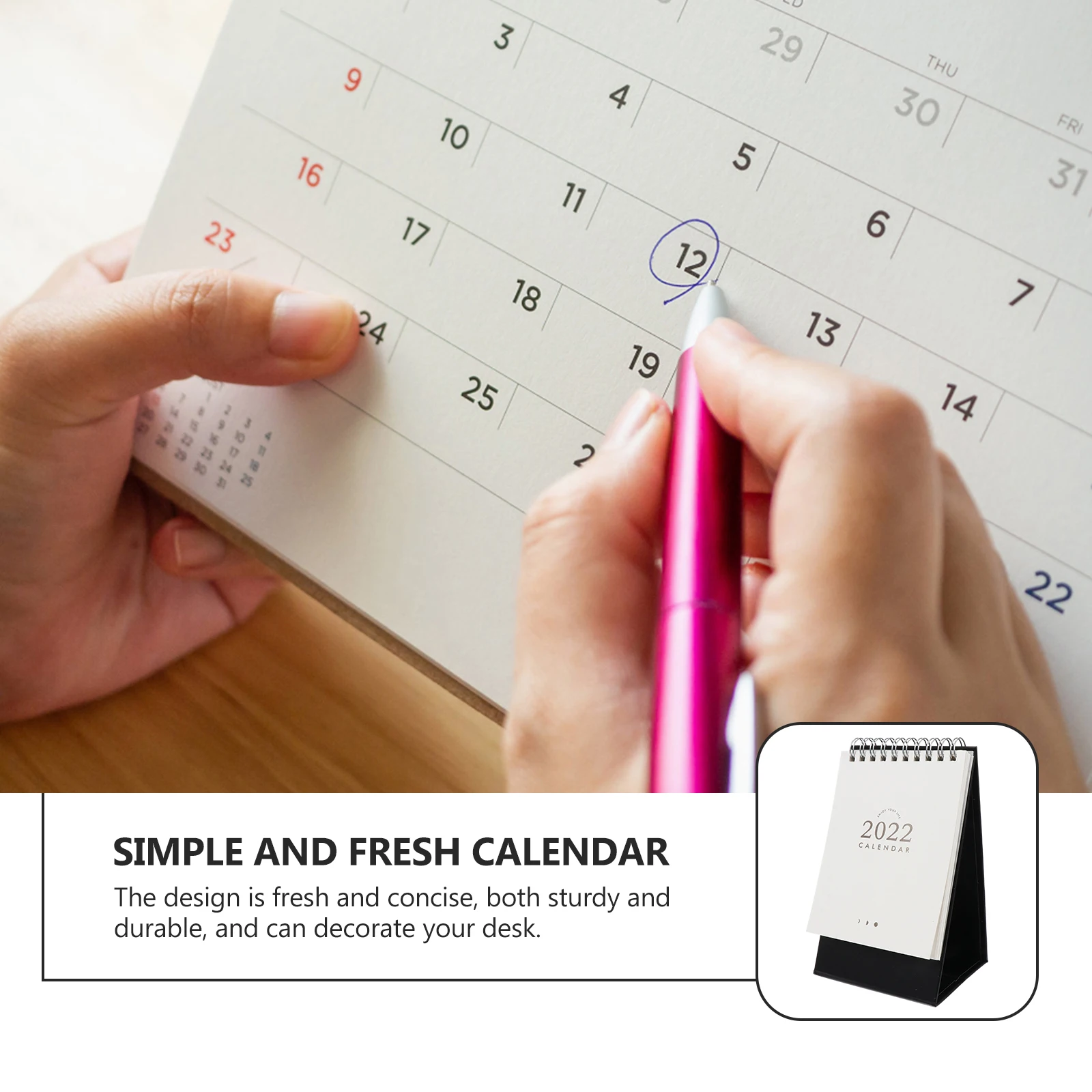 2022 Desk Calendar Easel Paper Stylish Simple Design Great Gift Kids Adults Home School Stable Bottom Placement Table Memo
2022 Desk Calendar Easel Paper Stylish Simple Design Great Gift Kids Adults Home School Stable Bottom Placement Table Memo