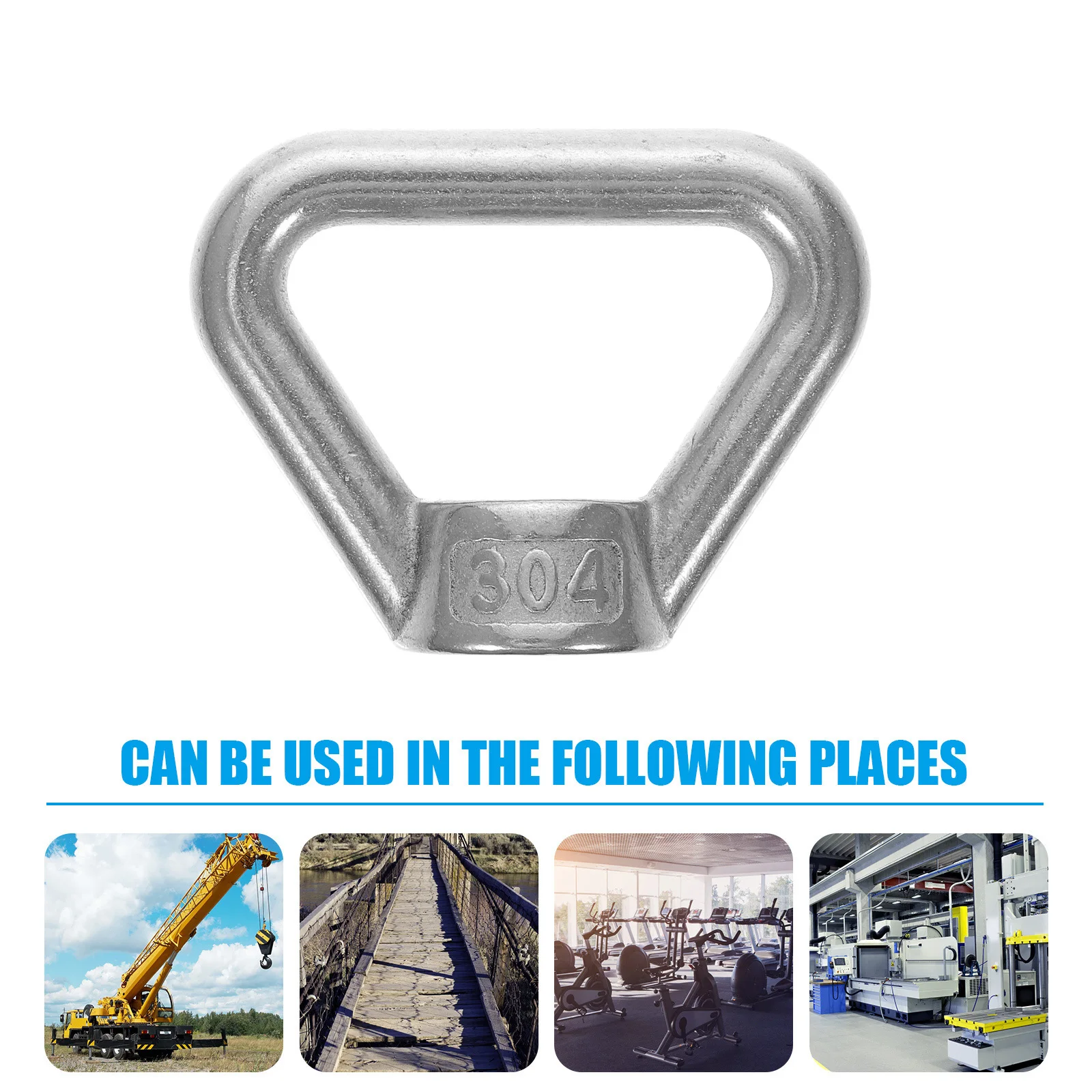 Stainless Steel Eye Nut Triangle Ring Heavy Duty Threaded Nut Fastener Marine Lifting Tie Down Rings Stainless Steel
Stainless Steel Eye Nut Triangle Ring Heavy Duty Threaded Nut Fastener Marine Lifting Tie Down Rings Stainless Steel