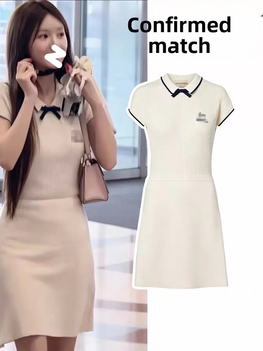 Zhaolu White Knitted Dress Collar Knot Slimming Summer Women's Fashionable Dress Comfortable Breathable
Zhaolu White Knitted Dress Collar Knot Slimming Summer Women's Fashionable Dress Comfortable Breathable