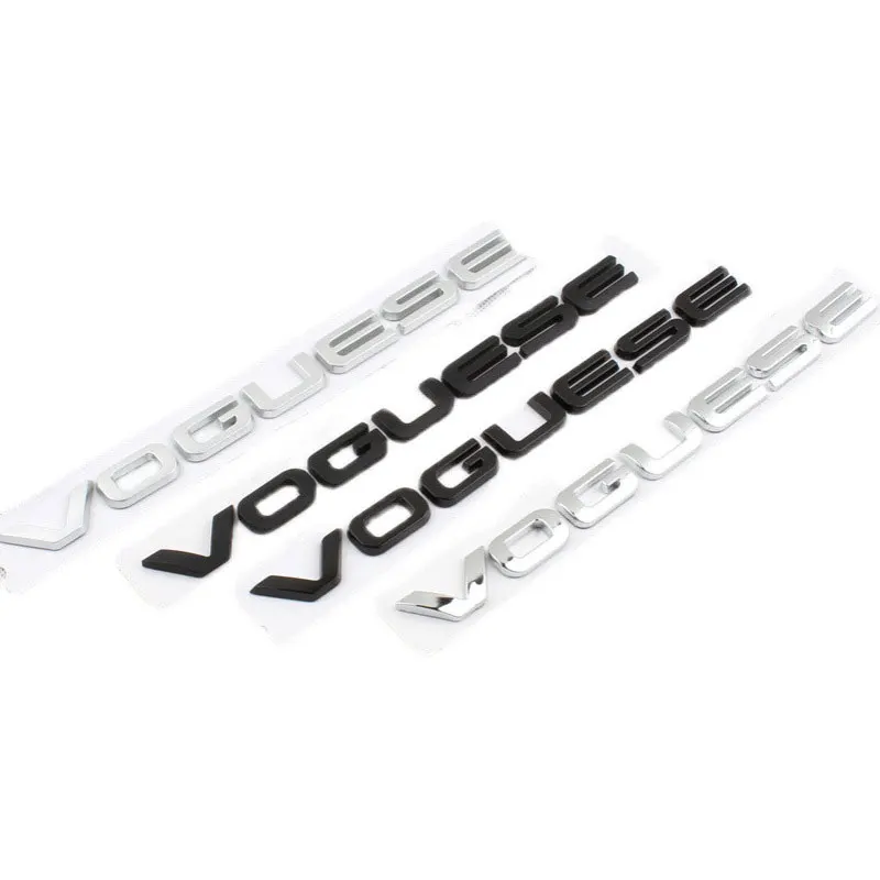 VOGUESE vogue badge Car stickers for L R R R VOGUE Executive Extended Rear boot refit logo trunk decorated original accessories
VOGUESE vogue badge Car stickers for L R R R VOGUE Executive Extended Rear boot refit logo trunk decorated original accessories