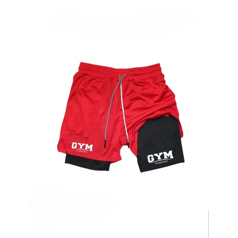 The shorts are printed with the words "GYM WARRIORS" and designed for fitness enthusiasts, featuring fashionable patterns
The shorts are printed with the words "GYM WARRIORS" and designed for fitness enthusiasts, featuring fashionable patterns