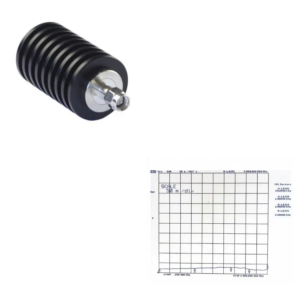 50Ohm 25W Power Handling Capacity Termination Dummy Load
50Ohm 25W Power Handling Capacity Termination Dummy Load