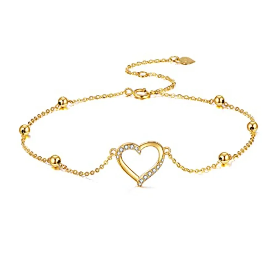 DOVRAN 14K Solid Gold for Women Gold Ankle Bracelet Gold Beach Jewelry for Her Birthday Gifts
DOVRAN 14K Solid Gold for Women Gold Ankle Bracelet Gold Beach Jewelry for Her Birthday Gifts