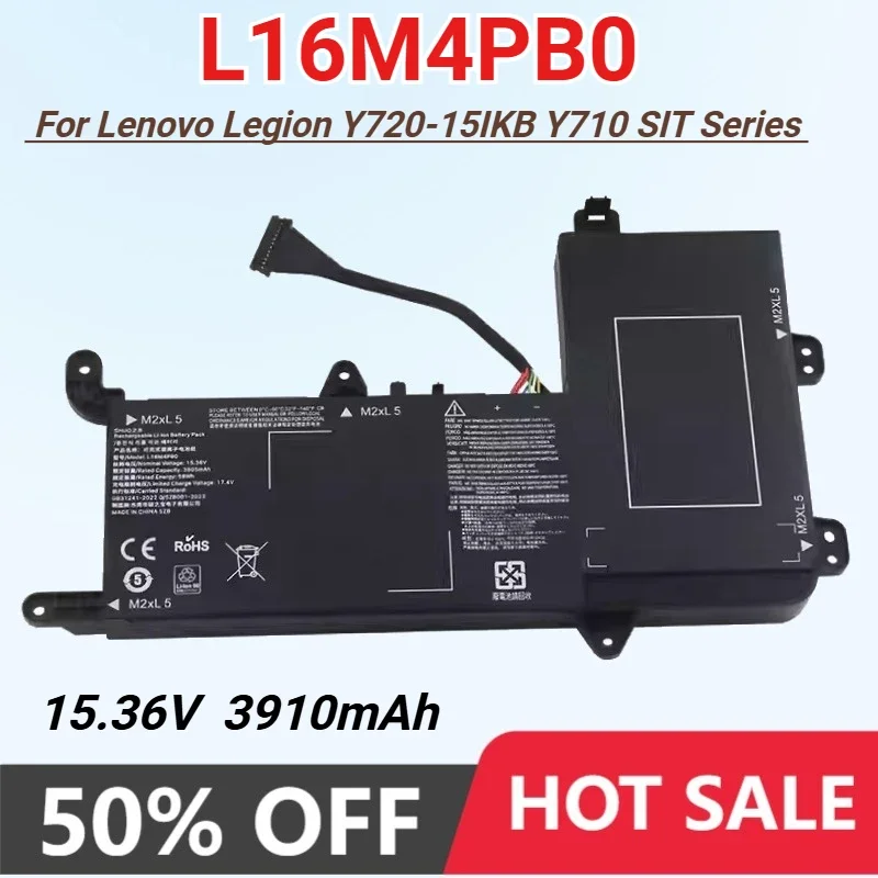 New Laptop Battery L16M4PB0 3910mAh For Lenovo Legion Y720-15IKB Series 80Y40003CD 5B10M33724 L16S4TB0 5B10M33723 Y710 SIT
New Laptop Battery L16M4PB0 3910mAh For Lenovo Legion Y720-15IKB Series 80Y40003CD 5B10M33724 L16S4TB0 5B10M33723 Y710 SIT