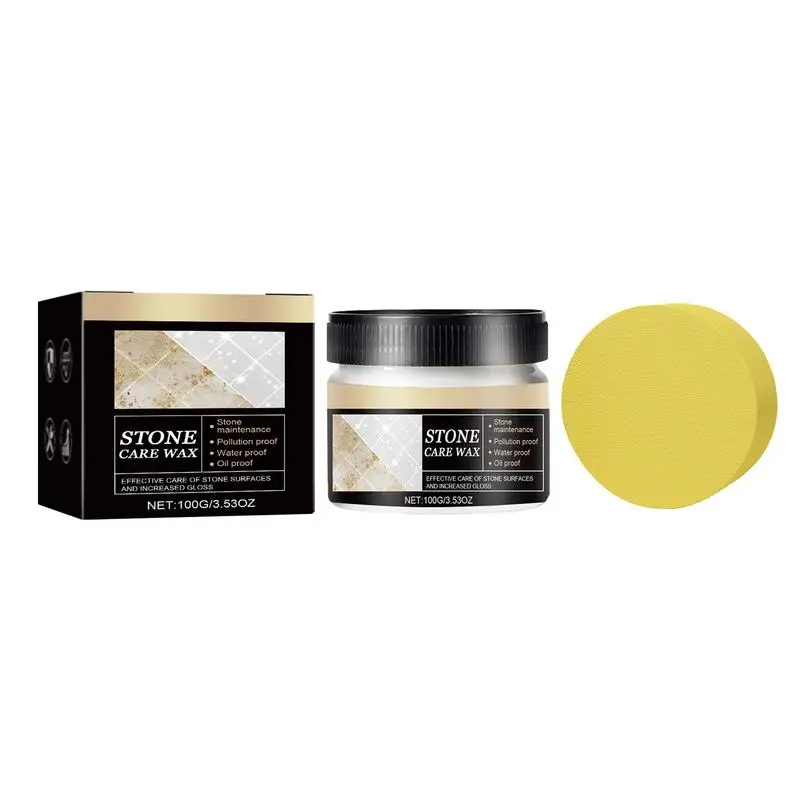 Marble Wax Polish Stone Polish Protection Wax Multipurpose Countertop Cleaner With Applicator Sponge For Scratches & Stains
Marble Wax Polish Stone Polish Protection Wax Multipurpose Countertop Cleaner With Applicator Sponge For Scratches & Stains