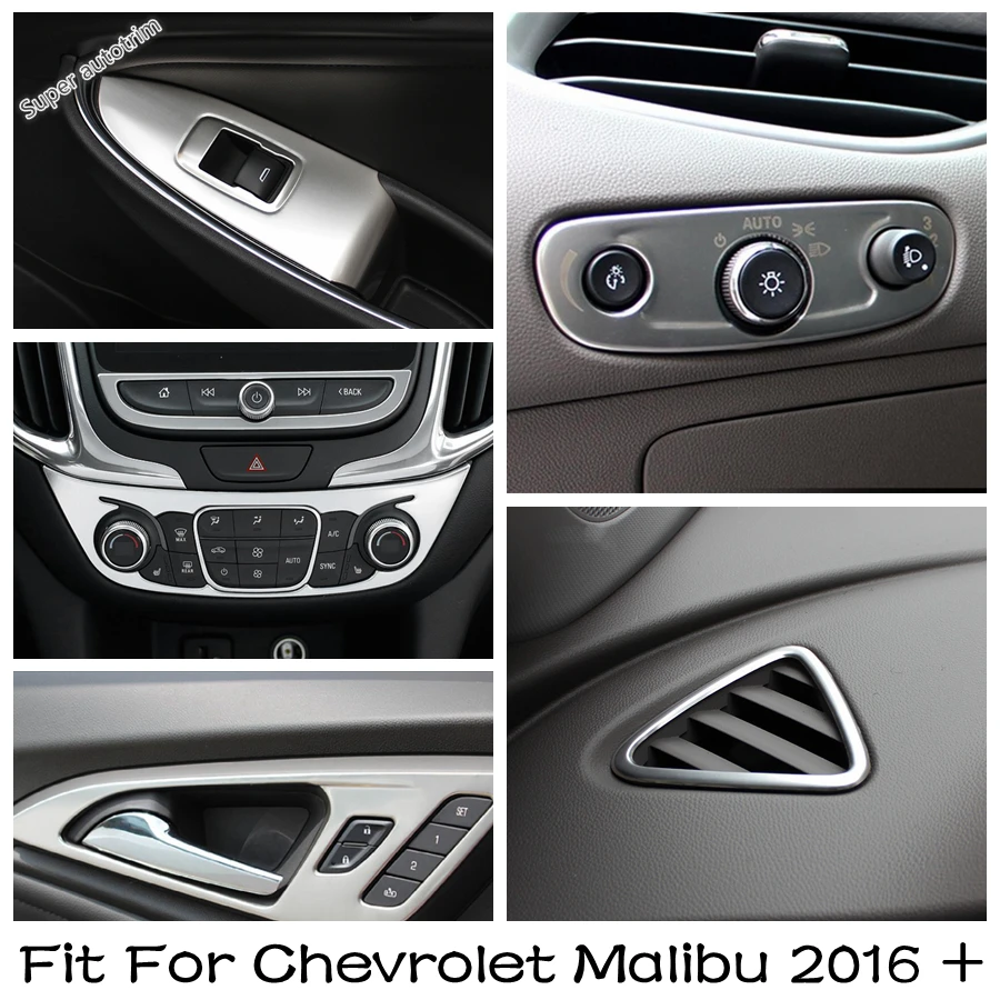 Car Window Lift / Central Control Air AC Conditioning Panel / Head Light Cover Trim Accessories For Chevrolet Malibu 2016 - 2020
Car Window Lift / Central Control Air AC Conditioning Panel / Head Light Cover Trim Accessories For Chevrolet Malibu 2016 - 2020