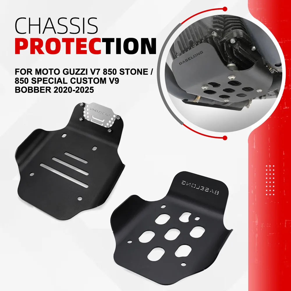 Skid Plate Bash Frame Guard For Moto Guzzi V7 850 Stone / 850 Special Custom V9 Bobber 2020-2025 Motorcycle Engine Guard Protect
Skid Plate Bash Frame Guard For Moto Guzzi V7 850 Stone / 850 Special Custom V9 Bobber 2020-2025 Motorcycle Engine Guard Protect