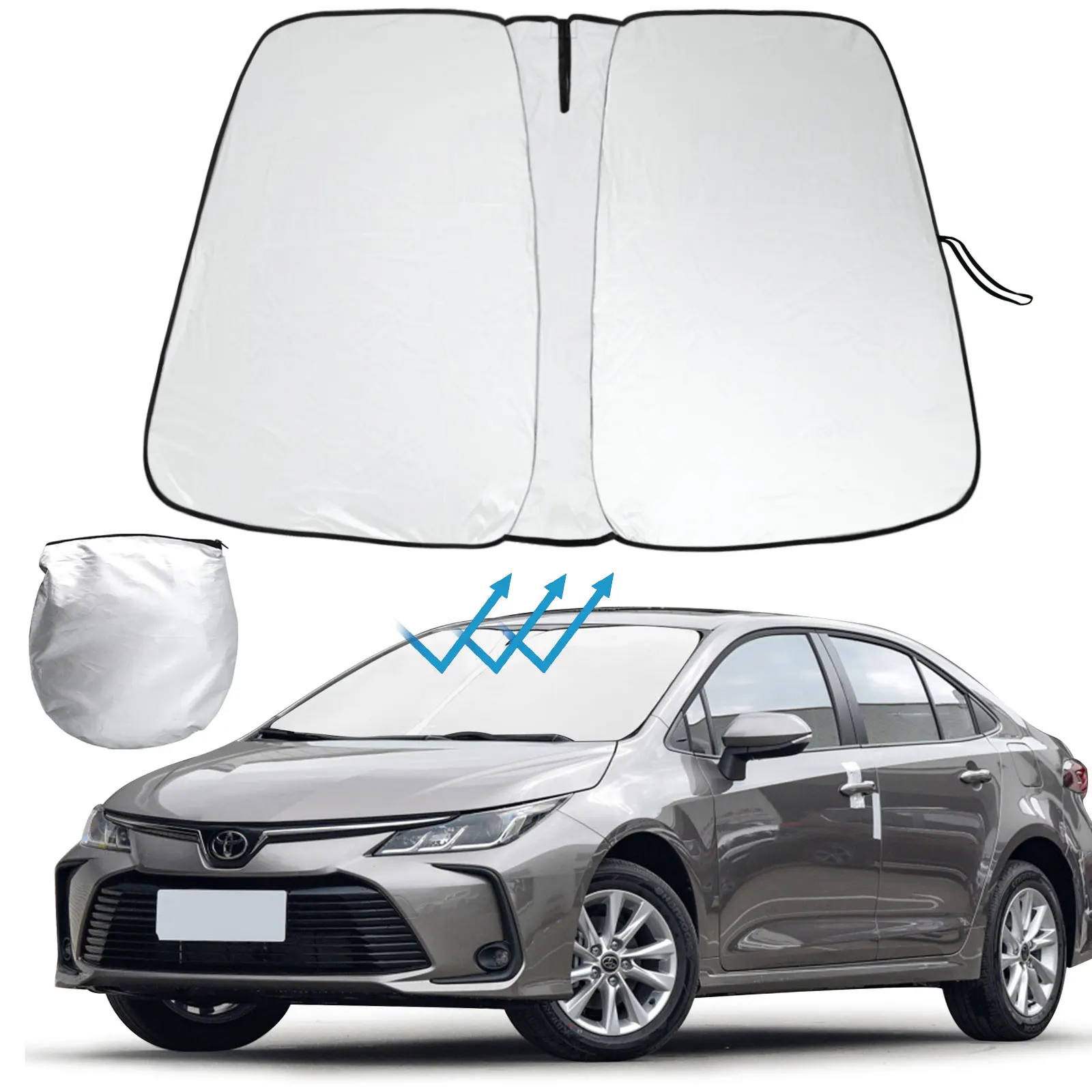 Для Toyota Corolla 2019 2020 2021 2022 2023 солнцезащитный козырек на лобовое стекло автомобиля, солнцезащитный козырек на переднее окно, аксессуары для защиты от ультрафиолета
Для Toyota Corolla 2019 2020 2021 2022 2023 солнцезащитный козырек на лобовое стекло автомобиля, солнцезащитный козырек на переднее окно, аксессуары для защиты от ультрафиолета