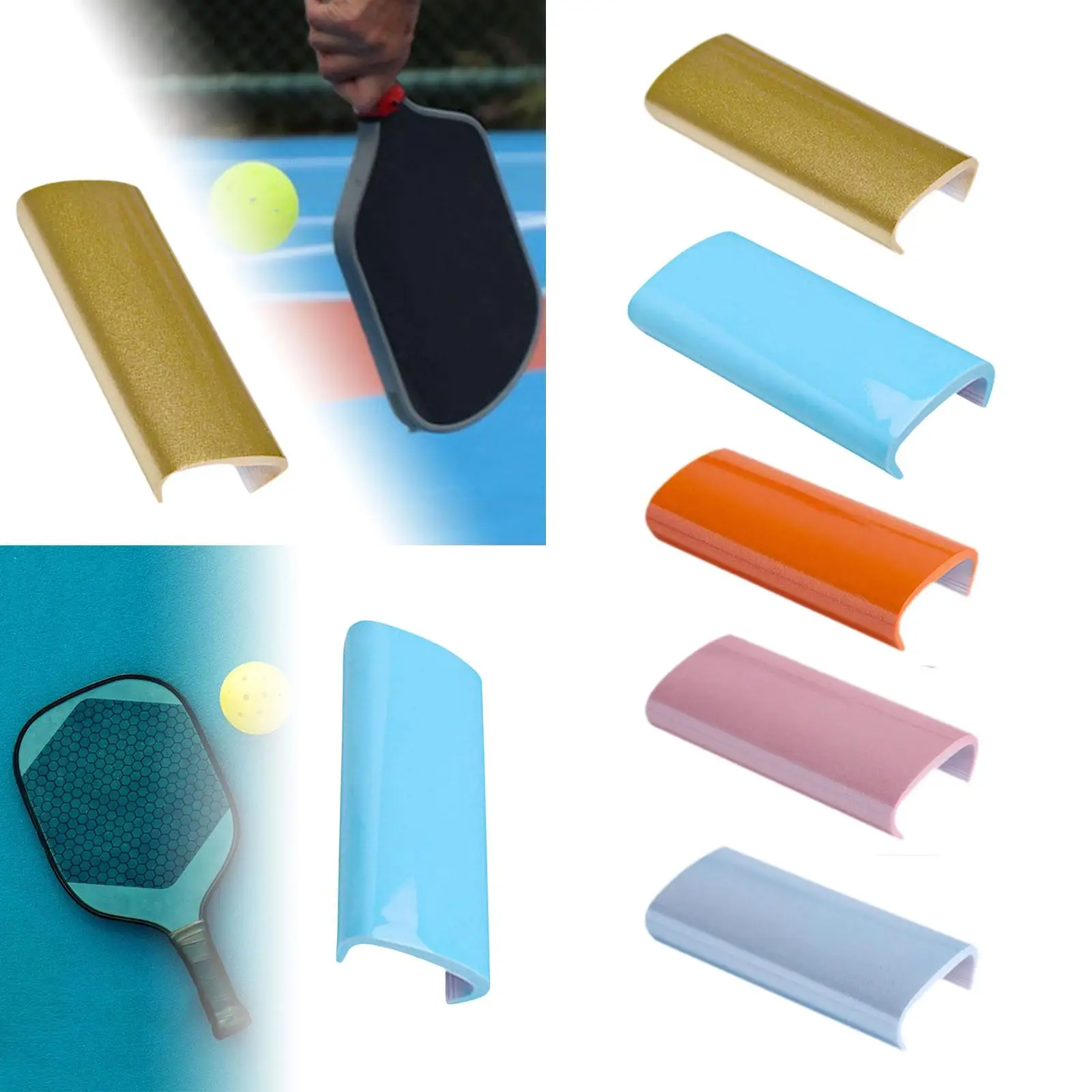 Paddle Racket Pickleball Weighted Edge Clip TPU Shock Absorption Block for 16mm Paddles Paddle Training
Paddle Racket Pickleball Weighted Edge Clip TPU Shock Absorption Block for 16mm Paddles Paddle Training