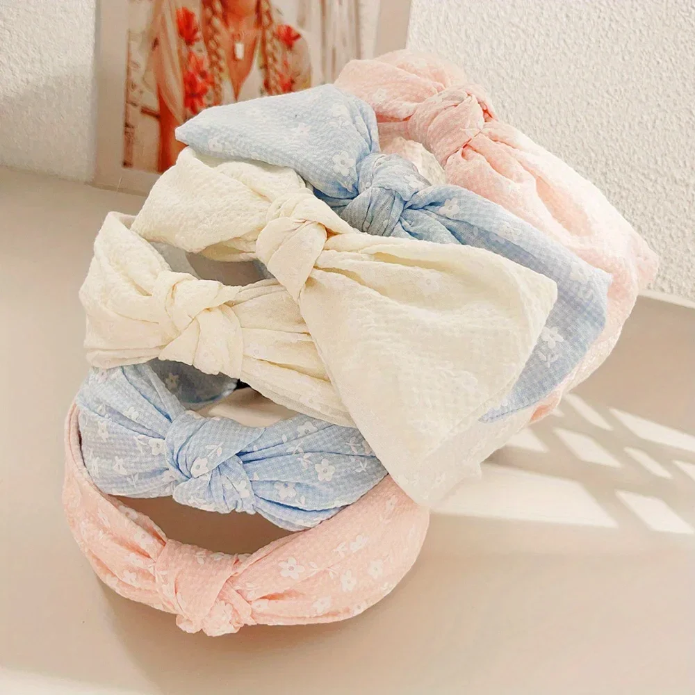 New 2025 Hair Styling Accessories Small Flower Hairbands for Women Girls Soft Wide Hoops Big Bowknot Cross Headband Summer Gift
New 2025 Hair Styling Accessories Small Flower Hairbands for Women Girls Soft Wide Hoops Big Bowknot Cross Headband Summer Gift