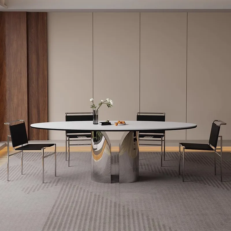 # Luxury Rock Dining Table and Chairs Set with Metal Steel Frame-Modern Dining Room Furniture
# Luxury Rock Dining Table and Chairs Set with Metal Steel Frame-Modern Dining Room Furniture
