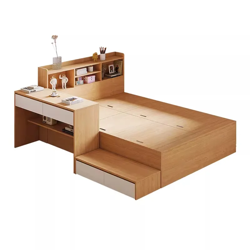 Small apartment single bed tatami desk integrated storage bed foot pedal space saving combination storage children's
Small apartment single bed tatami desk integrated storage bed foot pedal space saving combination storage children's