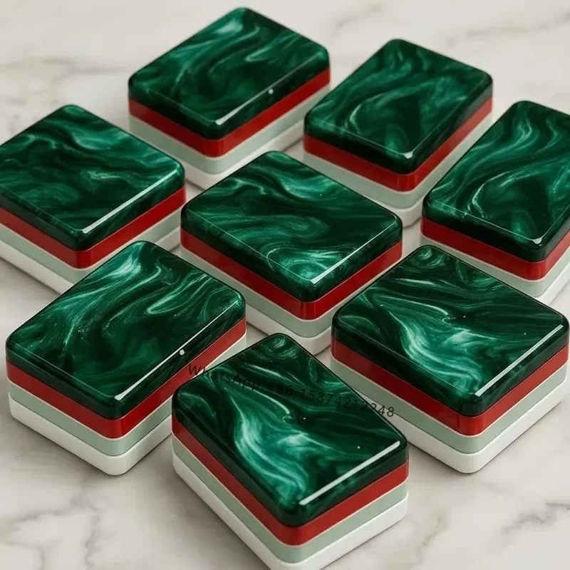 American Emerald Green Mahjong Tiles 4-Layer American Mahjong Set for Christmas Gifts
American Emerald Green Mahjong Tiles 4-Layer American Mahjong Set for Christmas Gifts