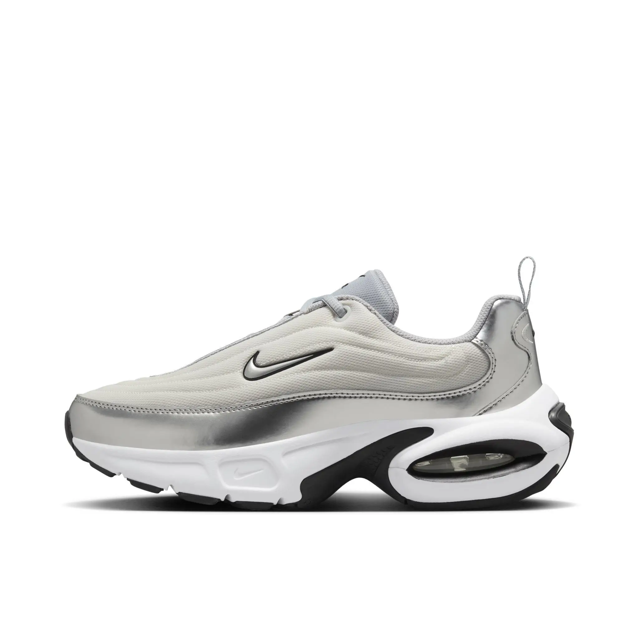 Nike Air Max Portal Women and Men Silver White Low Top Fashion Air Cushion Retro Wear-resistant Athletic Casual Shoes HM0256-001
Nike Air Max Portal Women and Men Silver White Low Top Fashion Air Cushion Retro Wear-resistant Athletic Casual Shoes HM0256-001