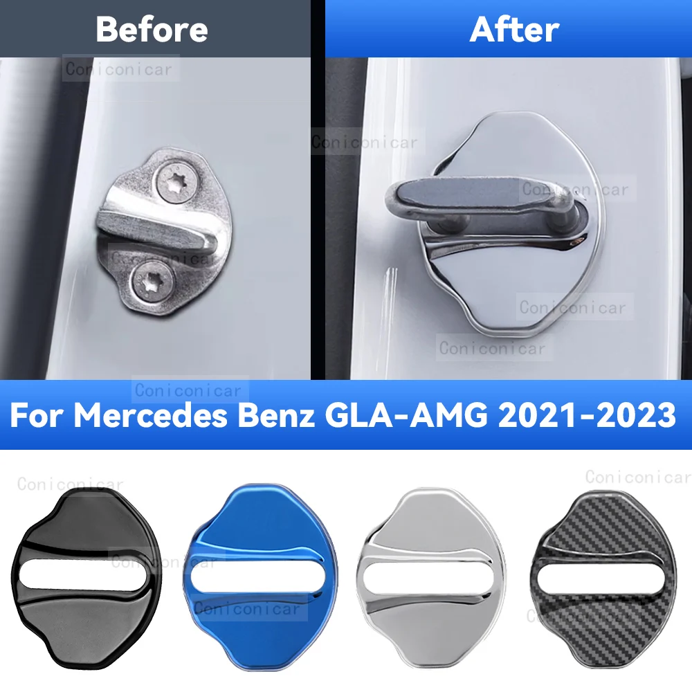 Car Door Lock Protector Cover Stainless Steel For Mercedes Benz GLA AMG 2021-2023 Protect Anti-rust Decoration Accessories
Car Door Lock Protector Cover Stainless Steel For Mercedes Benz GLA AMG 2021-2023 Protect Anti-rust Decoration Accessories