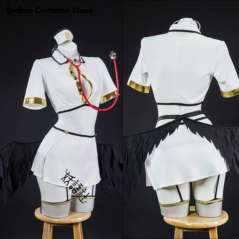 OVERLORD Albedo Nurse cosplay full costumes and sets Anime Game Character Outfit Women Halloween carnival fantasy disgui
OVERLORD Albedo Nurse cosplay full costumes and sets Anime Game Character Outfit Women Halloween carnival fantasy disgui