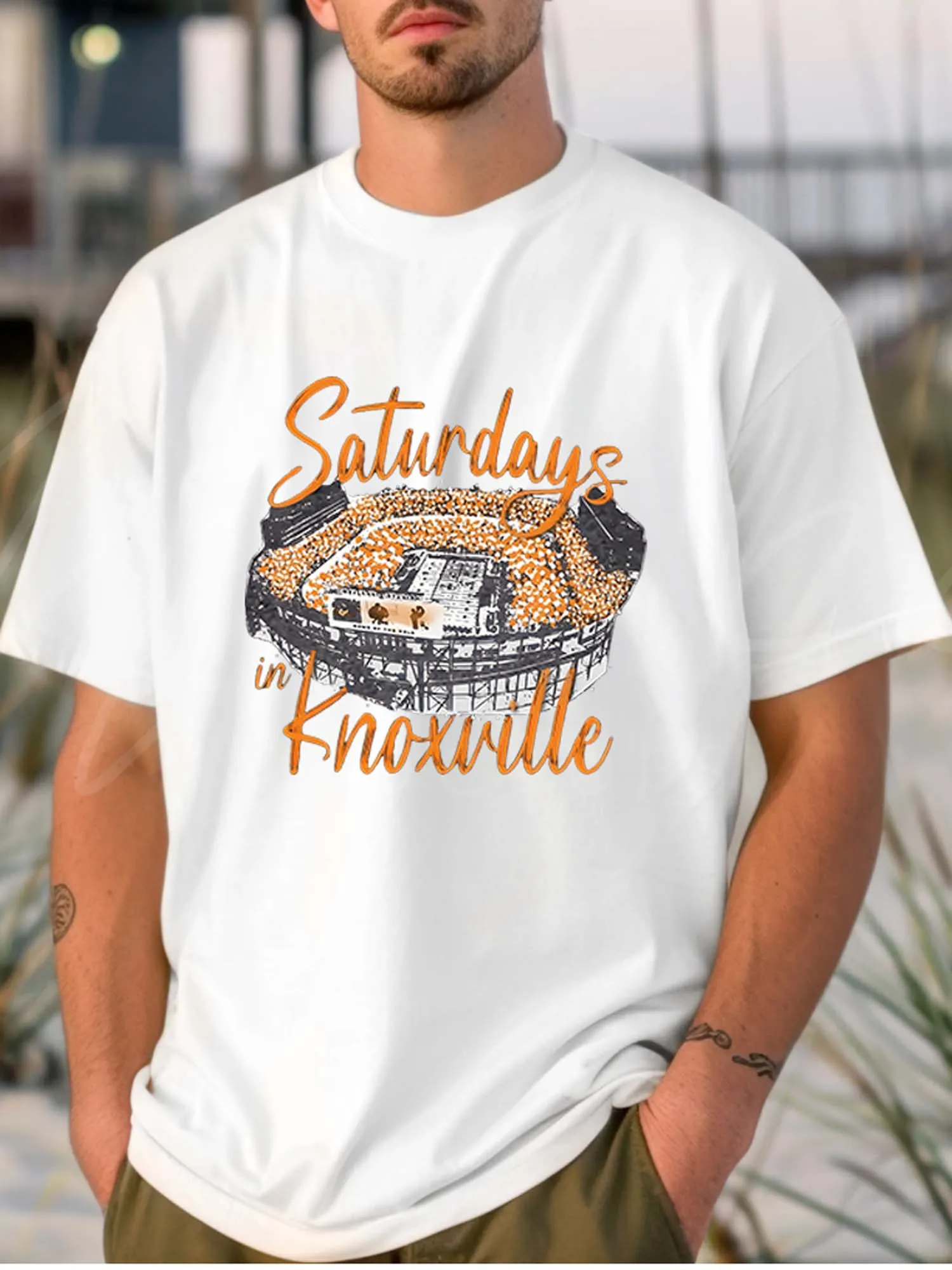 Saturdays in Knoxville Graphic T-Shirt 100% Cotton O-Neck Short Sleeve Summer Casual Mens T-shirt Streetwear
Saturdays in Knoxville Graphic T-Shirt 100% Cotton O-Neck Short Sleeve Summer Casual Mens T-shirt Streetwear