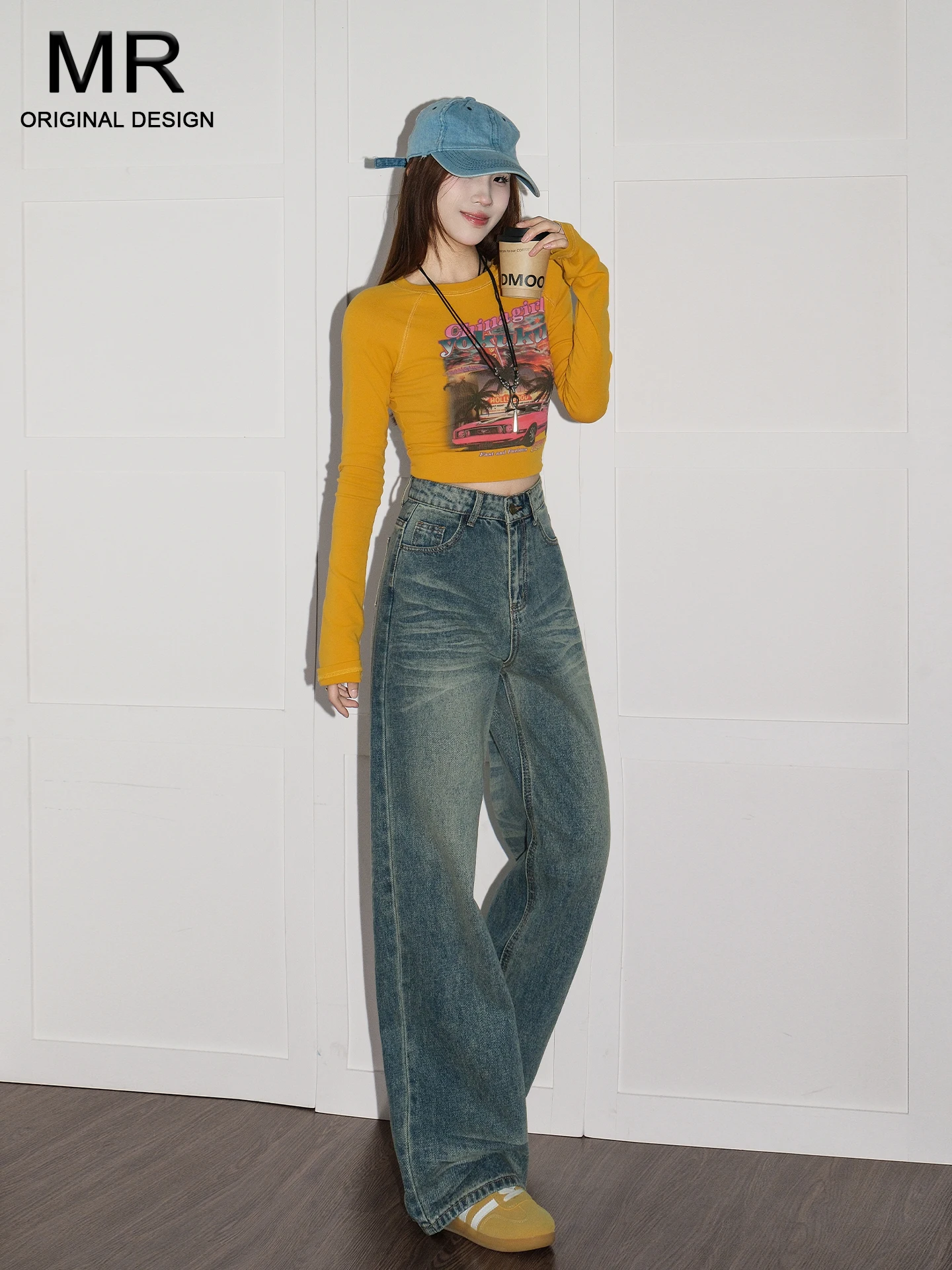Retro Blue Heavy Work Yellow Straight Leg Jeans Women's New 2026 Summer Washed Loose Floor-Length Pants Casual High Waist...
Retro Blue Heavy Work Yellow Straight Leg Jeans Women's New 2026 Summer Washed Loose Floor-Length Pants Casual High Waist...