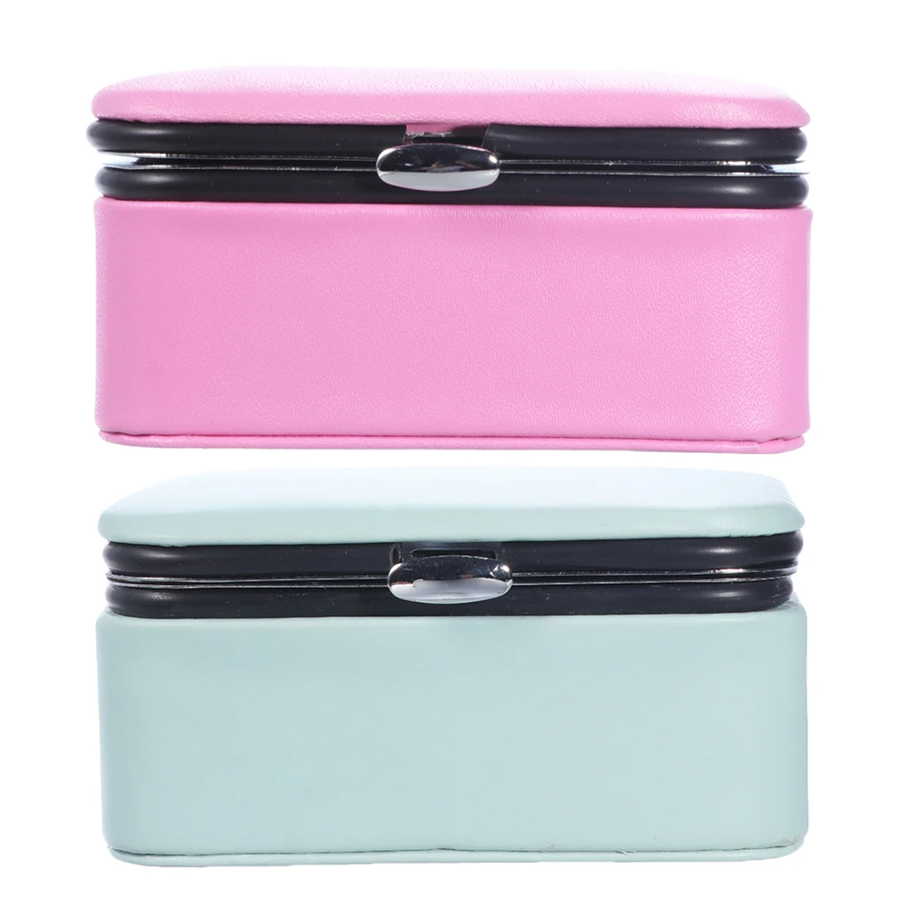 2 Pcs Jewelry Storage Box Necklace Drawer Organizer Tray Small Boxes for Women Pu Travel
2 Pcs Jewelry Storage Box Necklace Drawer Organizer Tray Small Boxes for Women Pu Travel