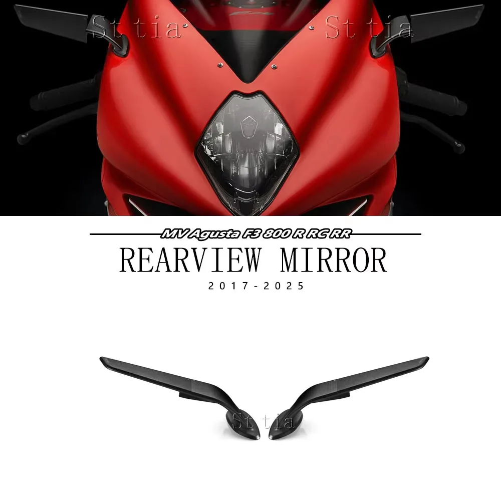 New Motorcycle Accessories Rearview Rear View Mirrors Glass Back Side Mirror Left Right 2017-2025 For MV Agusta F3 800
New Motorcycle Accessories Rearview Rear View Mirrors Glass Back Side Mirror Left Right 2017-2025 For MV Agusta F3 800