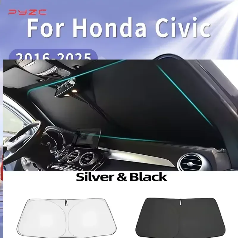 Car Sun Visor For Honda Civic 2016~2025 2018 Front Windshield Sunshade Heat Insulation Summer Cooling Auto Accessories Foldable
Car Sun Visor For Honda Civic 2016~2025 2018 Front Windshield Sunshade Heat Insulation Summer Cooling Auto Accessories Foldable