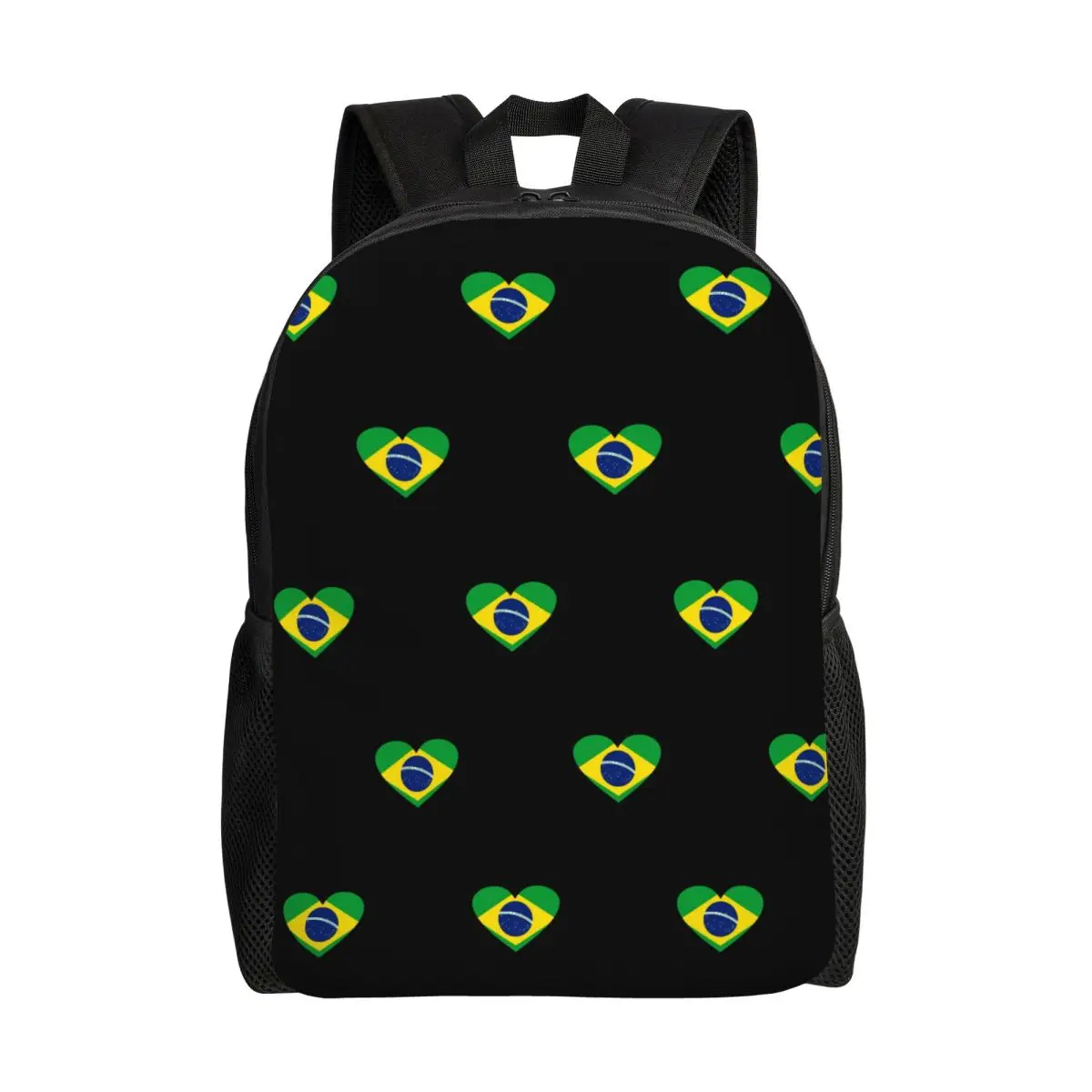 Custom National Flag Of Brazil Laptop Backpack Men Women Basic Bookbag for College School Students Brazilian Heart Bags
Custom National Flag Of Brazil Laptop Backpack Men Women Basic Bookbag for College School Students Brazilian Heart Bags