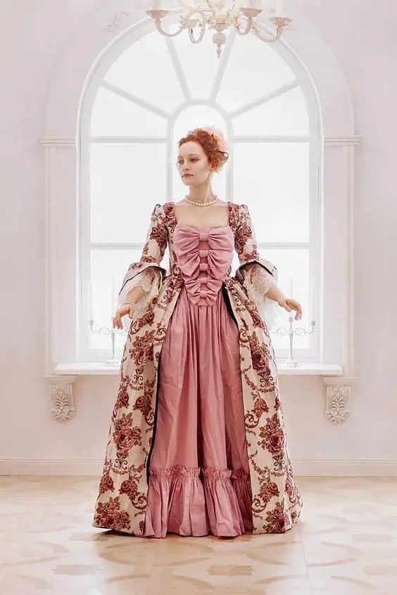 Victorian Flower floral rococo Dress Women Medieval Renessiance Evening Ball Fashion Tea Party Outfit
Victorian Flower floral rococo Dress Women Medieval Renessiance Evening Ball Fashion Tea Party Outfit