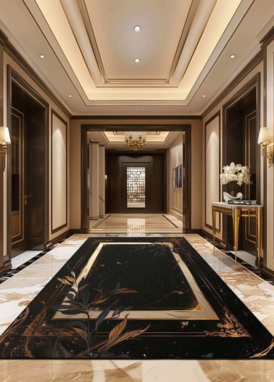 Chinese Style CARPET FOR LIVE ROOM Non-slip Carpets Luxury Black Washable Decoration Home Parlor Coffee Tables Mat Bedroom Rugs
Chinese Style CARPET FOR LIVE ROOM Non-slip Carpets Luxury Black Washable Decoration Home Parlor Coffee Tables Mat Bedroom Rugs