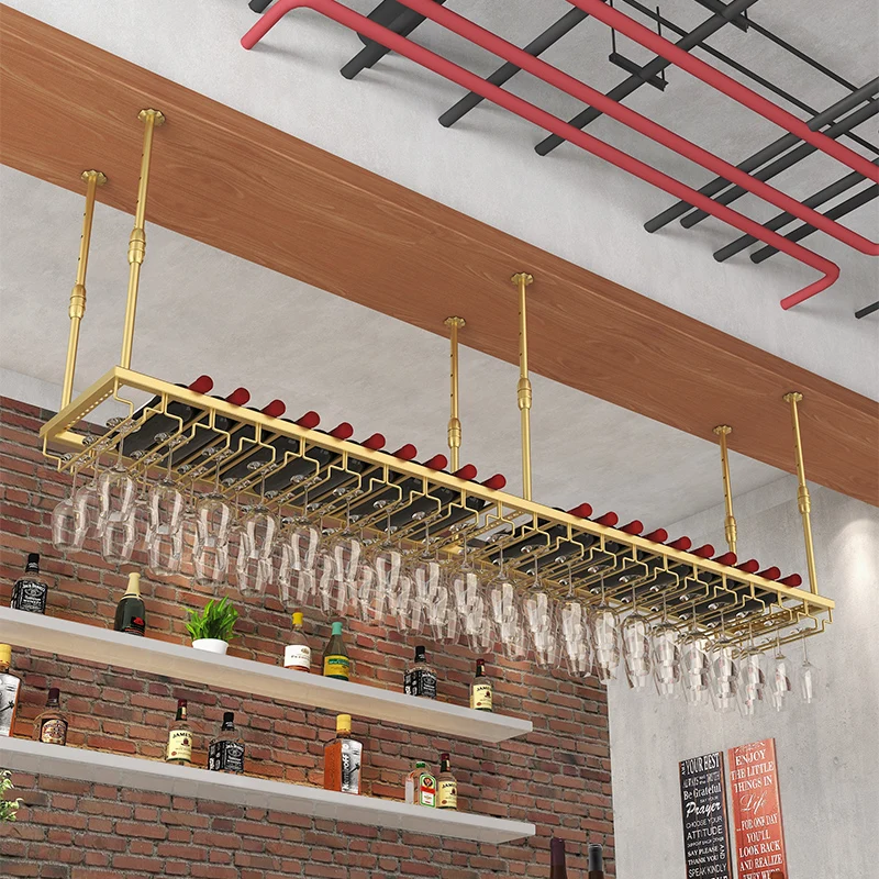 Wine bar counter creative red wine glass holder ornament hanging wine glass holder shelf household hanging cup holder upside dow
Wine bar counter creative red wine glass holder ornament hanging wine glass holder shelf household hanging cup holder upside dow