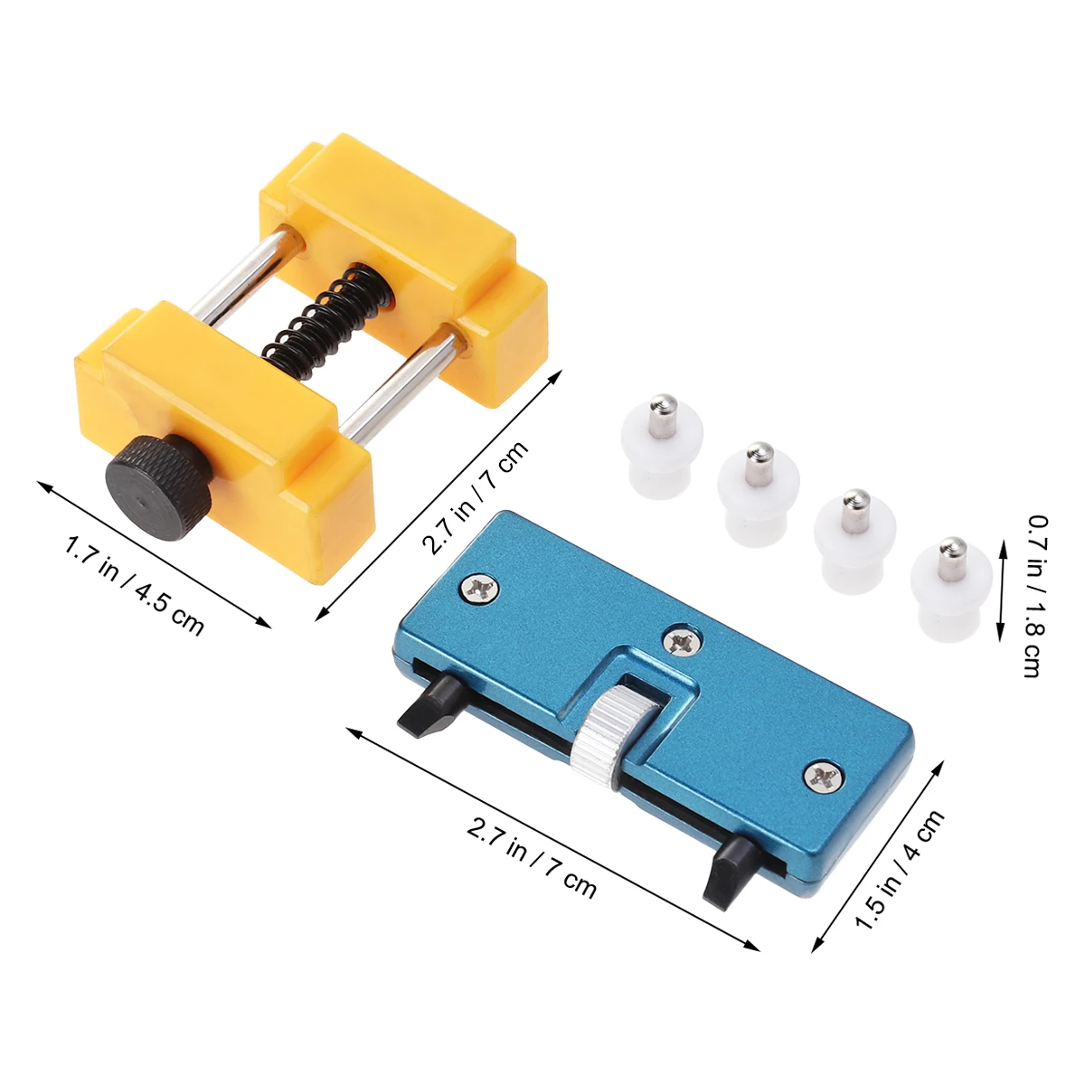 Watch Case Back Opener Holder Repair Tool Adjustable Plastic Pins Different Sizes Professional Design Watch Repair Fixing
Watch Case Back Opener Holder Repair Tool Adjustable Plastic Pins Different Sizes Professional Design Watch Repair Fixing