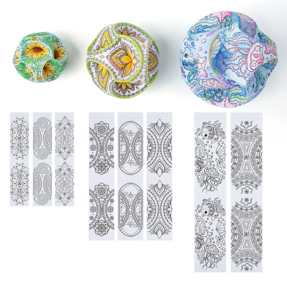 3D Triskele Paper Globes Cutting Dies/stamps Diy 3D Paper Ball Ornaments Craft for Holiday Home Decoration Diy Scrapbook Craft
3D Triskele Paper Globes Cutting Dies/stamps Diy 3D Paper Ball Ornaments Craft for Holiday Home Decoration Diy Scrapbook Craft