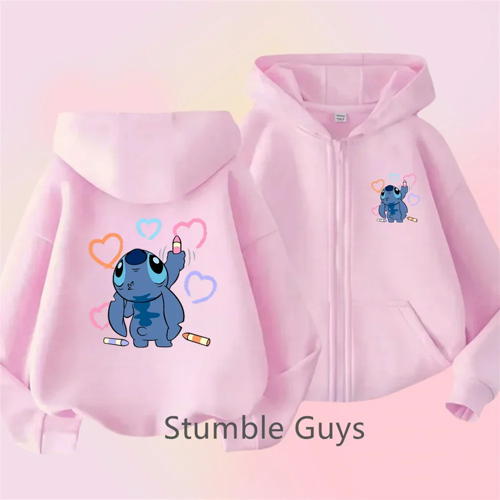 Disney Cute Stitch Fall Zipper Hoodie for Kids Clothing for Girls Clothing for Babies for Boys Casual Hoodie For New
Disney Cute Stitch Fall Zipper Hoodie for Kids Clothing for Girls Clothing for Babies for Boys Casual Hoodie For New