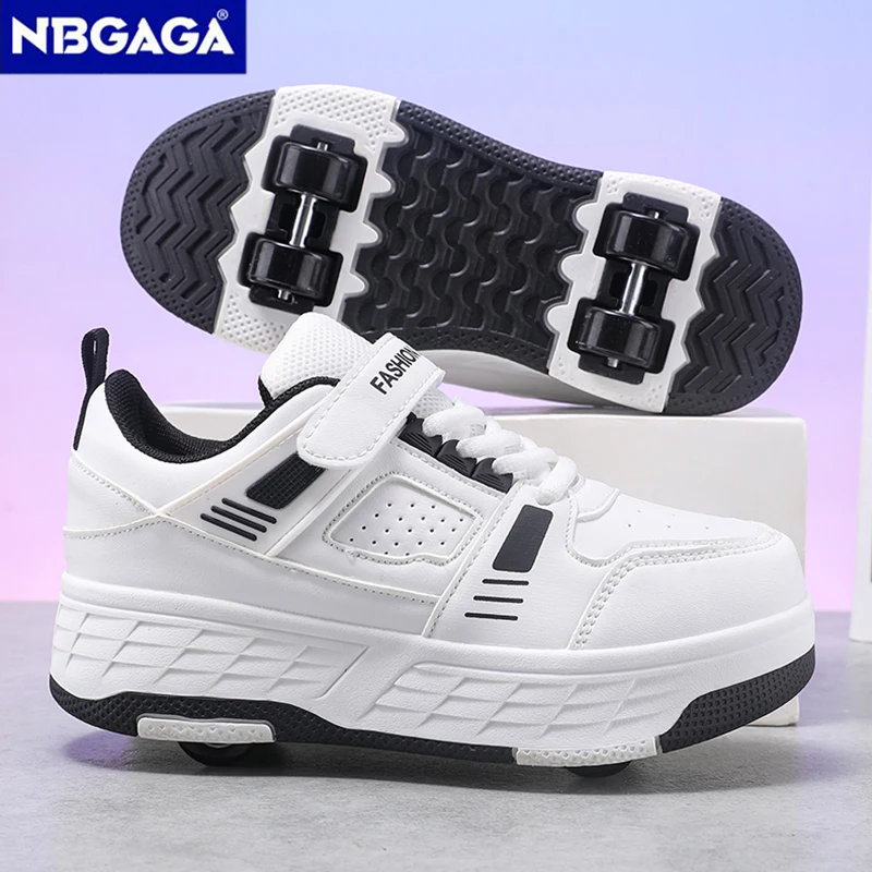 Children's 4-Wheels Removable Roller Skate Shoes Student Non-Slip Inline Skates for Boys Girls Casual Outdoor Sports Walking
Children's 4-Wheels Removable Roller Skate Shoes Student Non-Slip Inline Skates for Boys Girls Casual Outdoor Sports Walking