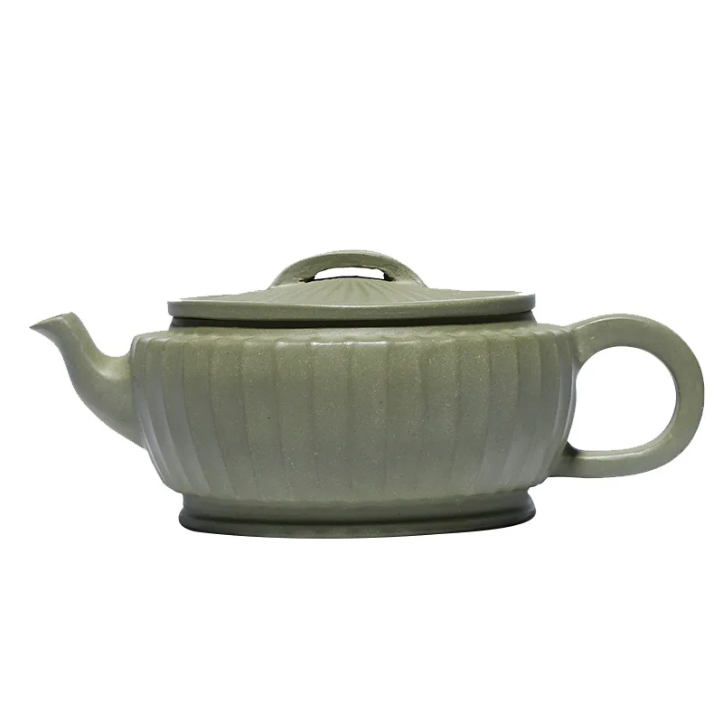 Bean green mud tendon pattern Yixing Zisha Hu purple sand teapot Yixing handmade teapot kettle tea pot Drinkware For Green Tea
Bean green mud tendon pattern Yixing Zisha Hu purple sand teapot Yixing handmade teapot kettle tea pot Drinkware For Green Tea