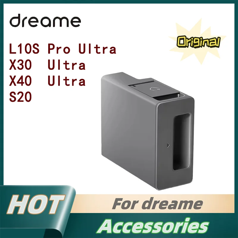 Original Dreame X40 Ultra / X30 Ultra / L10s Pro Ultra / S20 Robot Vacuum Cleaning Liquid Adding Module Accessories 
Original Dreame X40 Ultra / X30 Ultra / L10s Pro Ultra / S20 Robot Vacuum Cleaning Liquid Adding Module Accessories