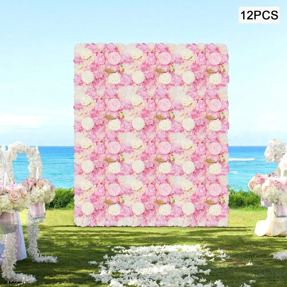 Wall Backdrop, 12pcs 15x15 Inch Floral Wall Panel, Artificial Floral Wall Decor Ideal For Wedding Celebrations, Festive Party, B
Wall Backdrop, 12pcs 15x15 Inch Floral Wall Panel, Artificial Floral Wall Decor Ideal For Wedding Celebrations, Festive Party, B