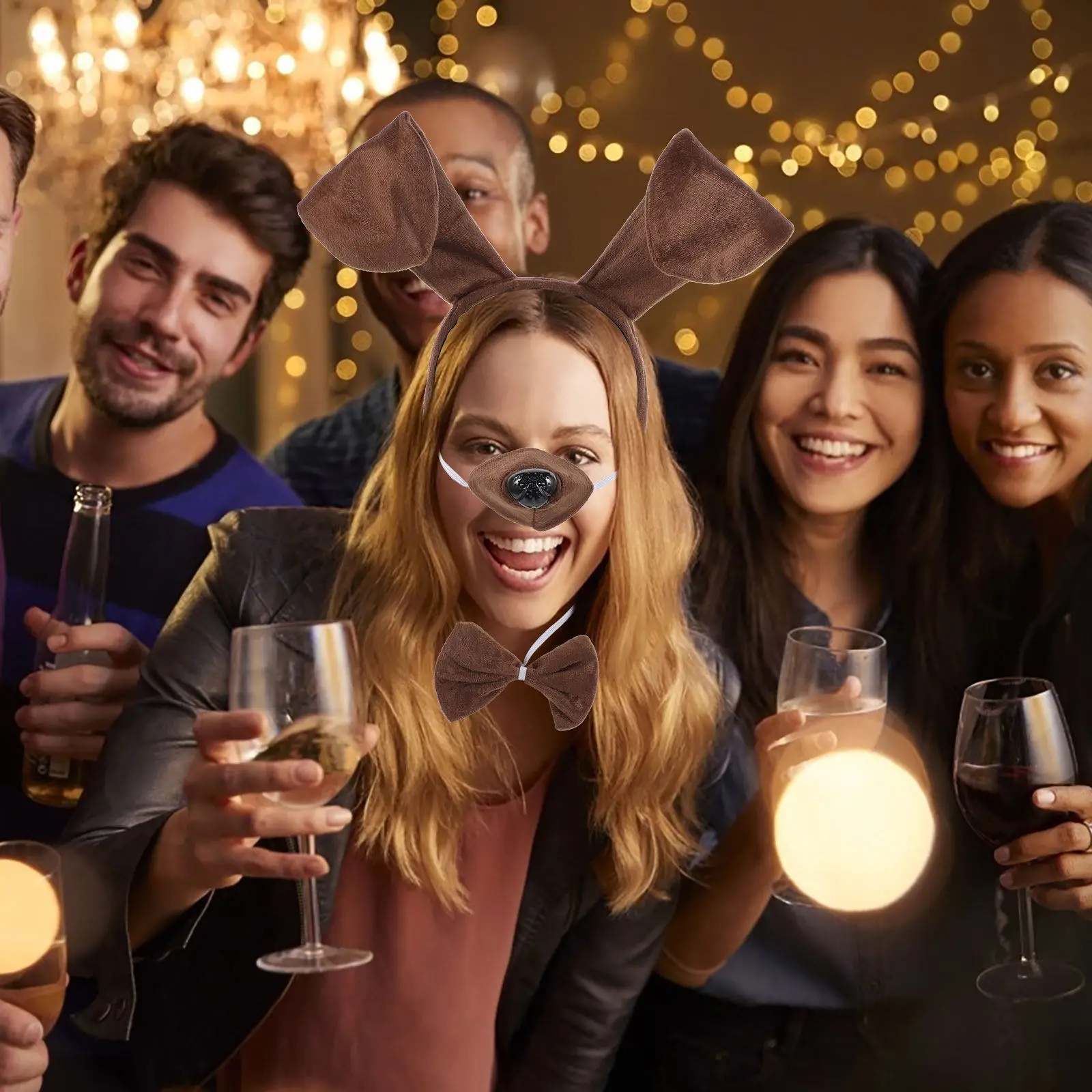 1Set Dachshund Animal Costume Headband Set Soft Light Party Cosplay Puppy Accessory Decoration Dog Ears and Tail
1Set Dachshund Animal Costume Headband Set Soft Light Party Cosplay Puppy Accessory Decoration Dog Ears and Tail