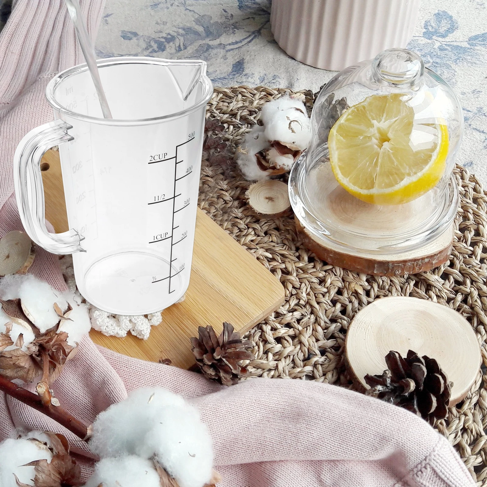 Plastic Measuring Transparent Beaker Jug for Baking Milk Tea Coffee V Spout Easy Grip Long Home Measuring Cups Use
Plastic Measuring Transparent Beaker Jug for Baking Milk Tea Coffee V Spout Easy Grip Long Home Measuring Cups Use