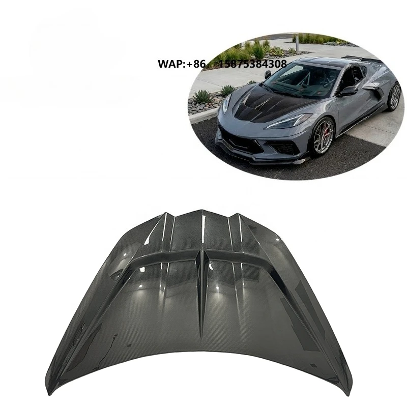 C8 Hood ST Style Carbon Fiber Front Hood Bonnet for Corvette C8 Z07 Stringray Z06 Eray 2020+
C8 Hood ST Style Carbon Fiber Front Hood Bonnet for Corvette C8 Z07 Stringray Z06 Eray 2020+