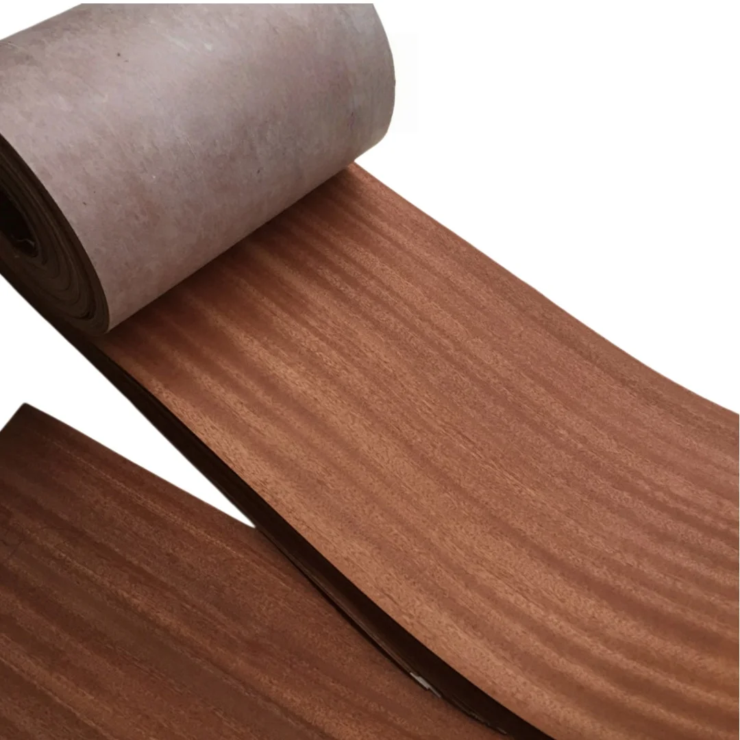 Natural Dark Sapele Veneer, 0.2mm, 250x27cm, For 3D Model Surface Decoration & Drum Shell Decoration.(Backing Non-woven Fabric)
Natural Dark Sapele Veneer, 0.2mm, 250x27cm, For 3D Model Surface Decoration & Drum Shell Decoration.(Backing Non-woven Fabric)