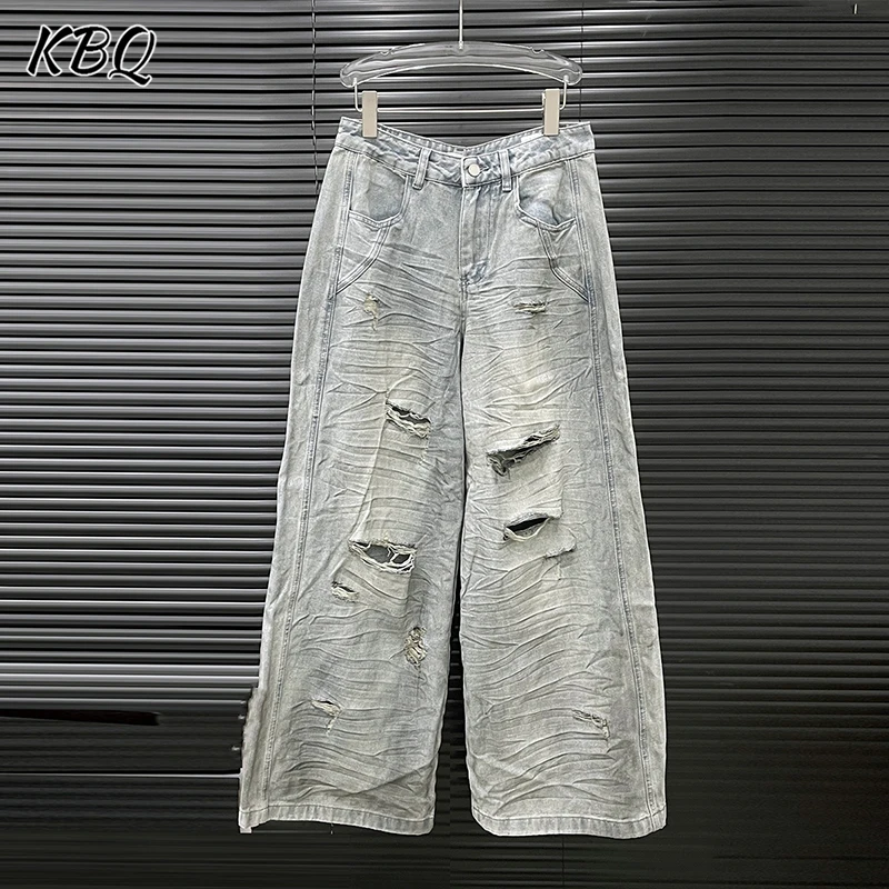 KBQ Solid Spliced Pockets Hollow Out Pants for Women High Waist Minimalist Patchwork Pockets Street Jean Female Fashion Style
KBQ Solid Spliced Pockets Hollow Out Pants for Women High Waist Minimalist Patchwork Pockets Street Jean Female Fashion Style