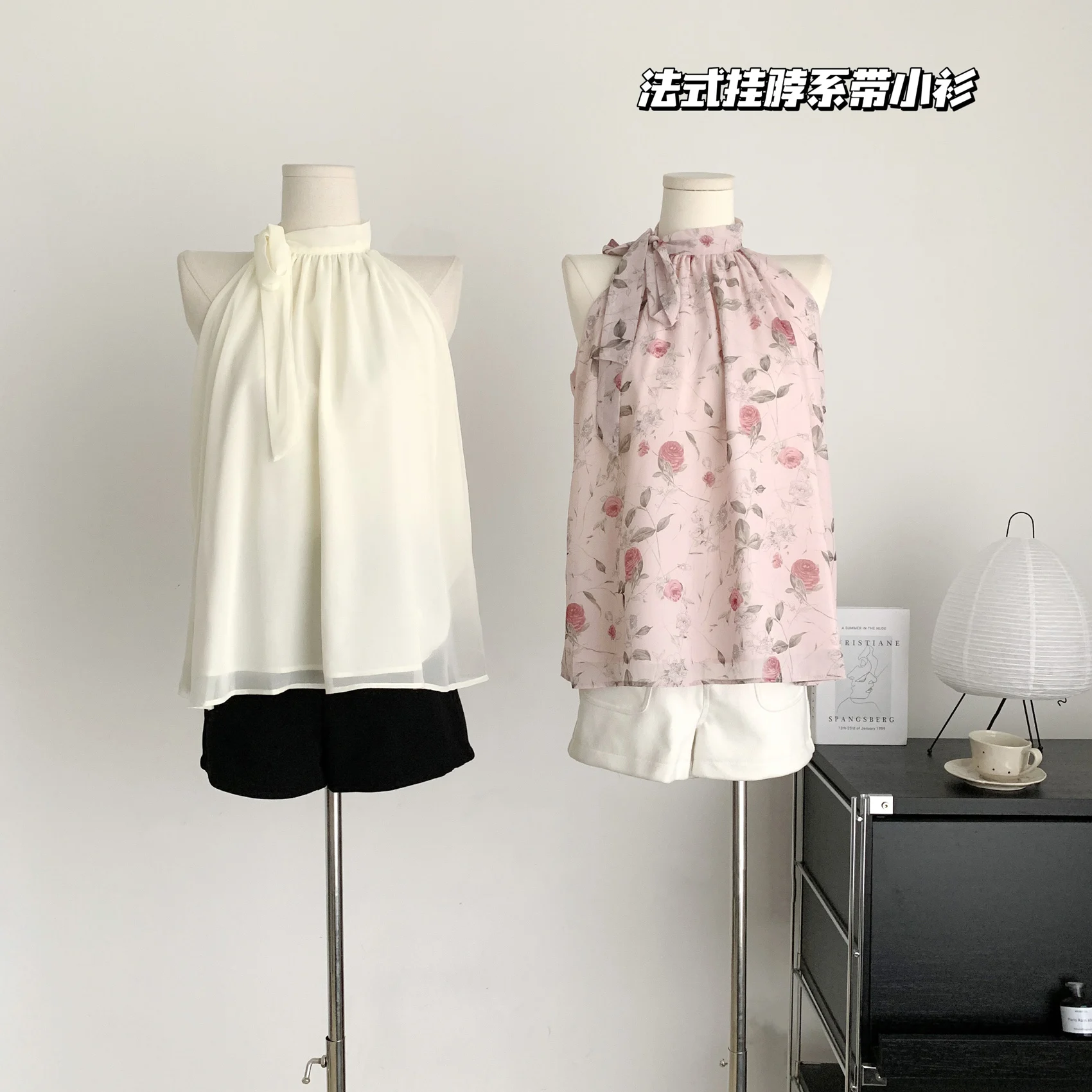 Summer Blouses for Women Bandage Sleeveless Loose Shirts Off Shoulder Sweet Blouse Tops 2023 Blusas Mujer De Moda
Summer Blouses for Women Bandage Sleeveless Loose Shirts Off Shoulder Sweet Blouse Tops 2023 Blusas Mujer De Moda