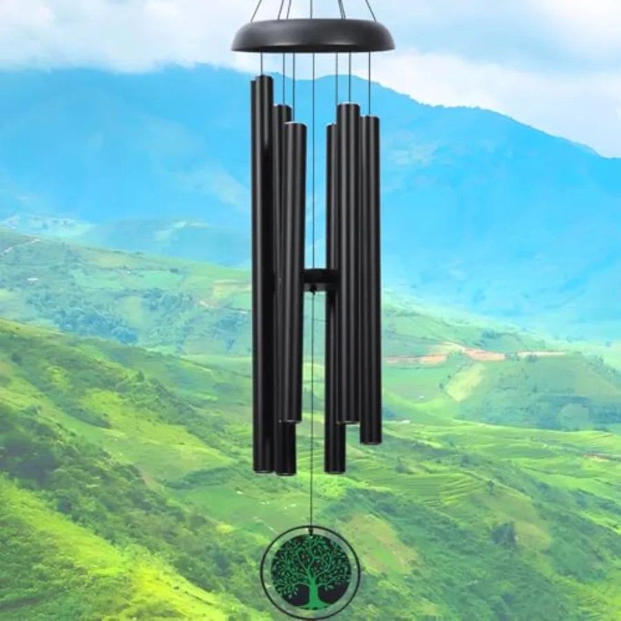 Wind Chimes for Outside Large 48'' Deep Tone Windchimes Outdoors Decor for Porch Yard Garden Patio Memorial Wind Chime for Loss
Wind Chimes for Outside Large 48'' Deep Tone Windchimes Outdoors Decor for Porch Yard Garden Patio Memorial Wind Chime for Loss