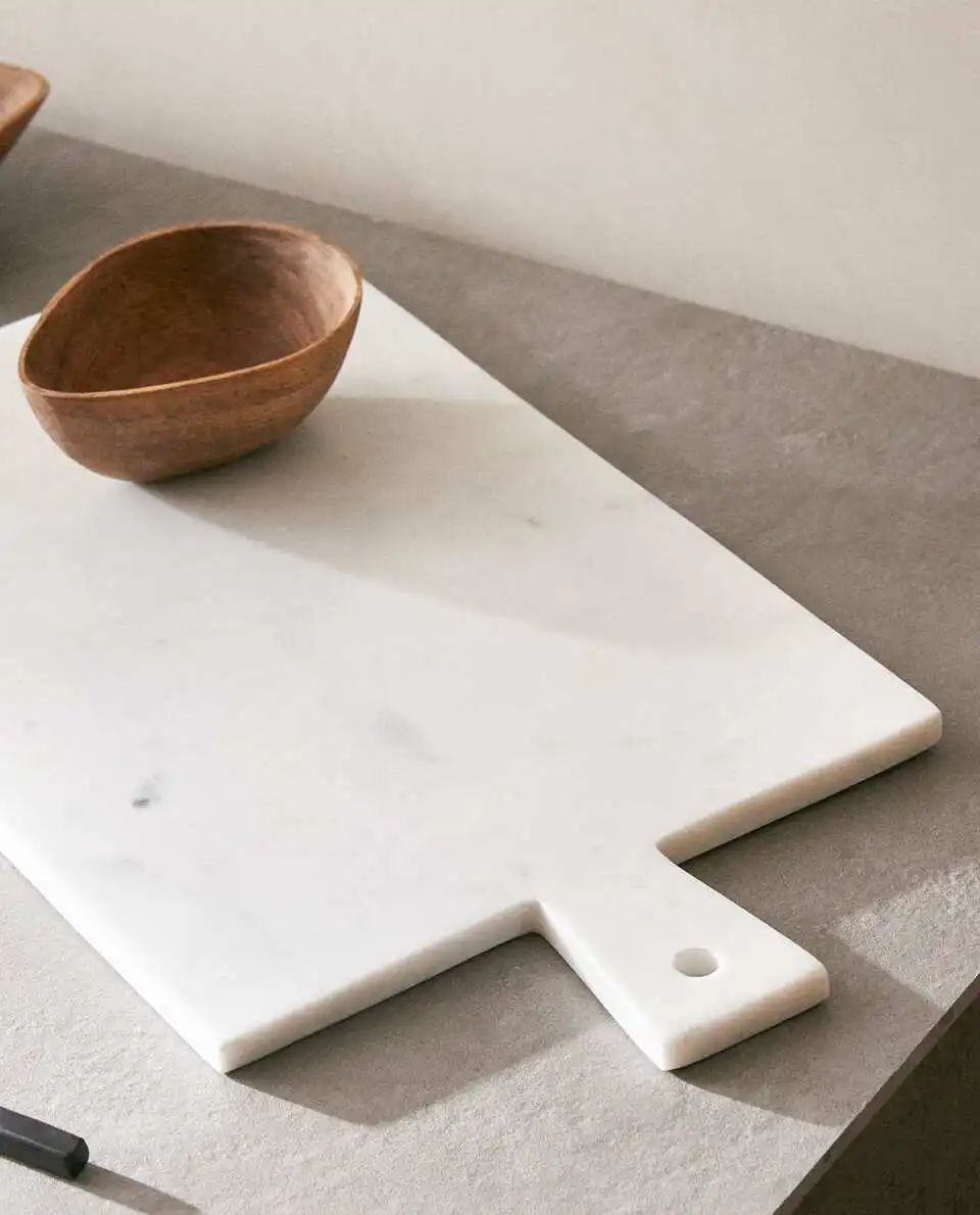 Wholesale Customization European-style Simple Natural Marble Stone Kitchen Chopping Board Chopping Board Western Plate
Wholesale Customization European-style Simple Natural Marble Stone Kitchen Chopping Board Chopping Board Western Plate